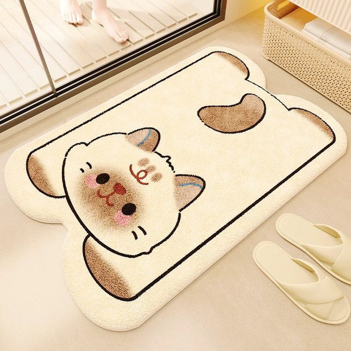 Cute Animal-Themed Bath Mat