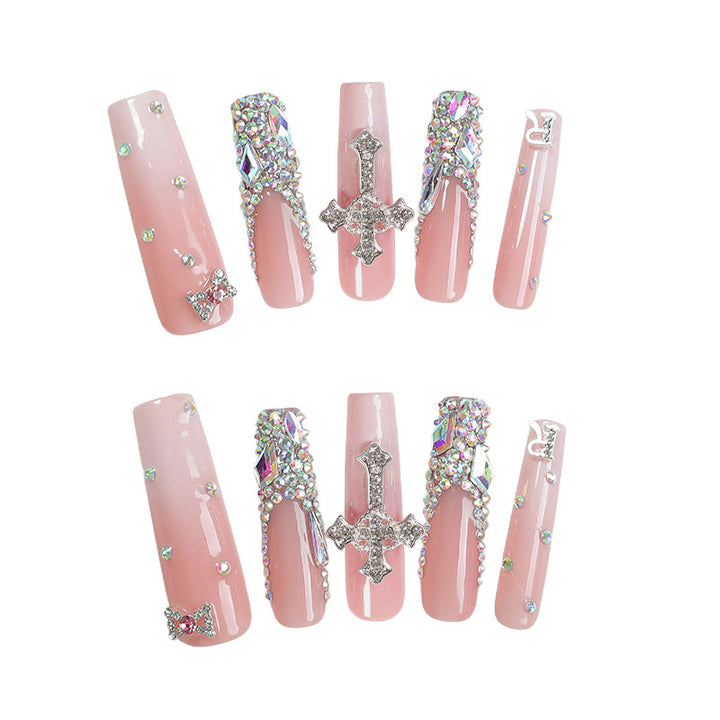 Creative nail art set with glamorous rhinestone decorations Stornfield