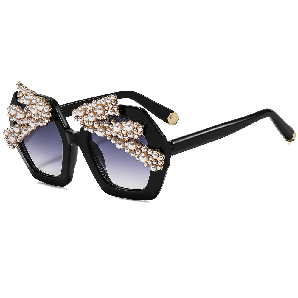 Women’s statement sunglasses with sparkling crystal frame Stornfield