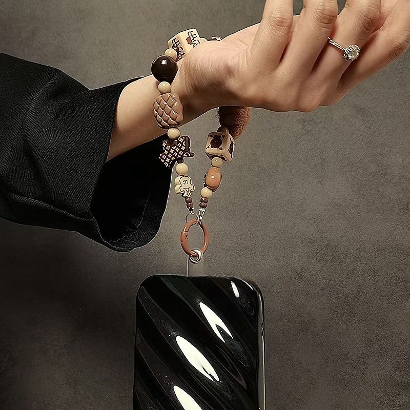 Playful Themed Beaded Keychain Stornfield