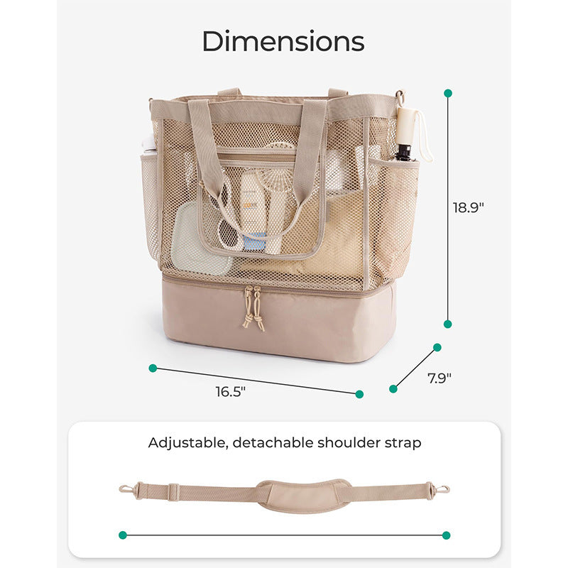 Multifunctional cooler bag with practical outer pockets Stornfield