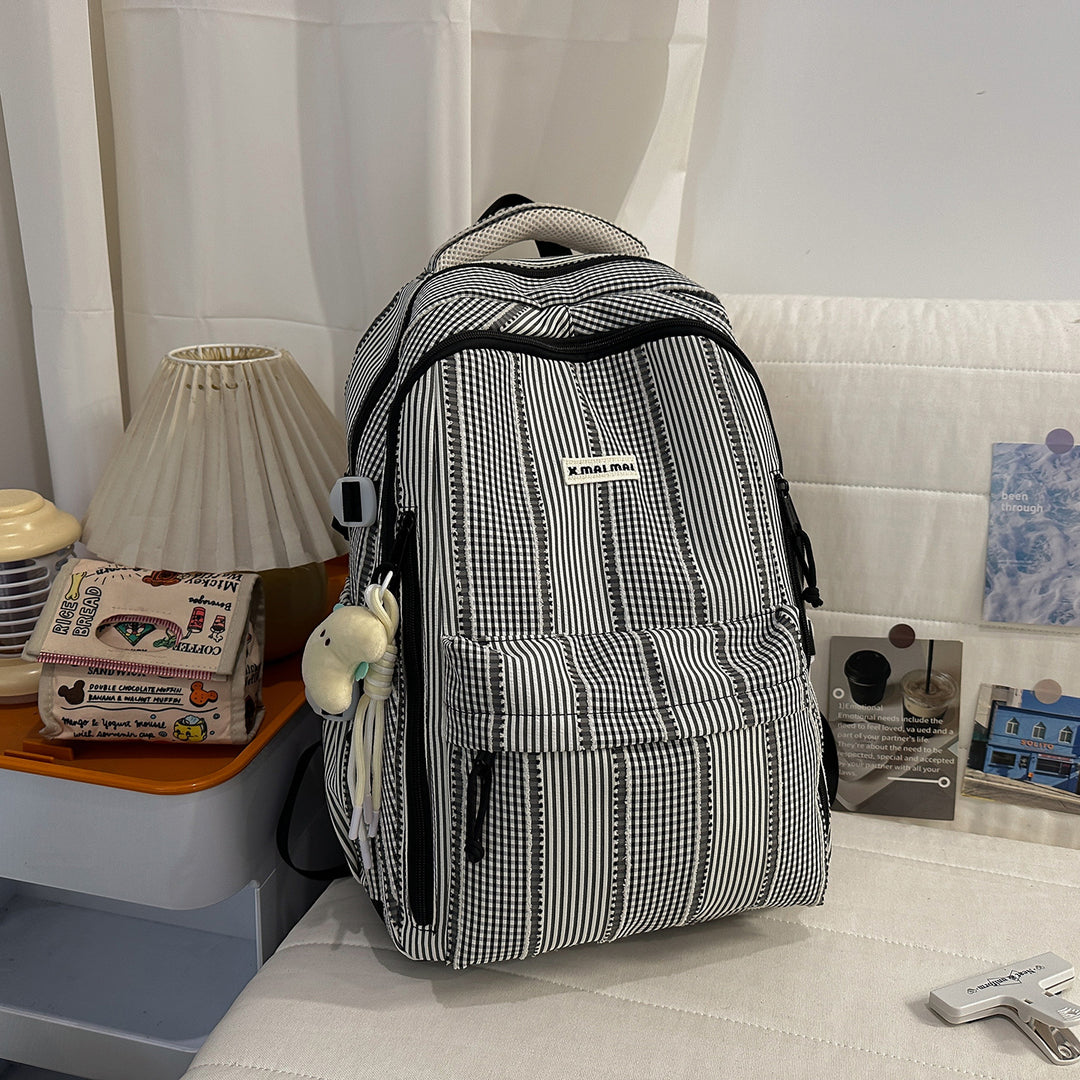 Modern Striped Backpack Stornfield