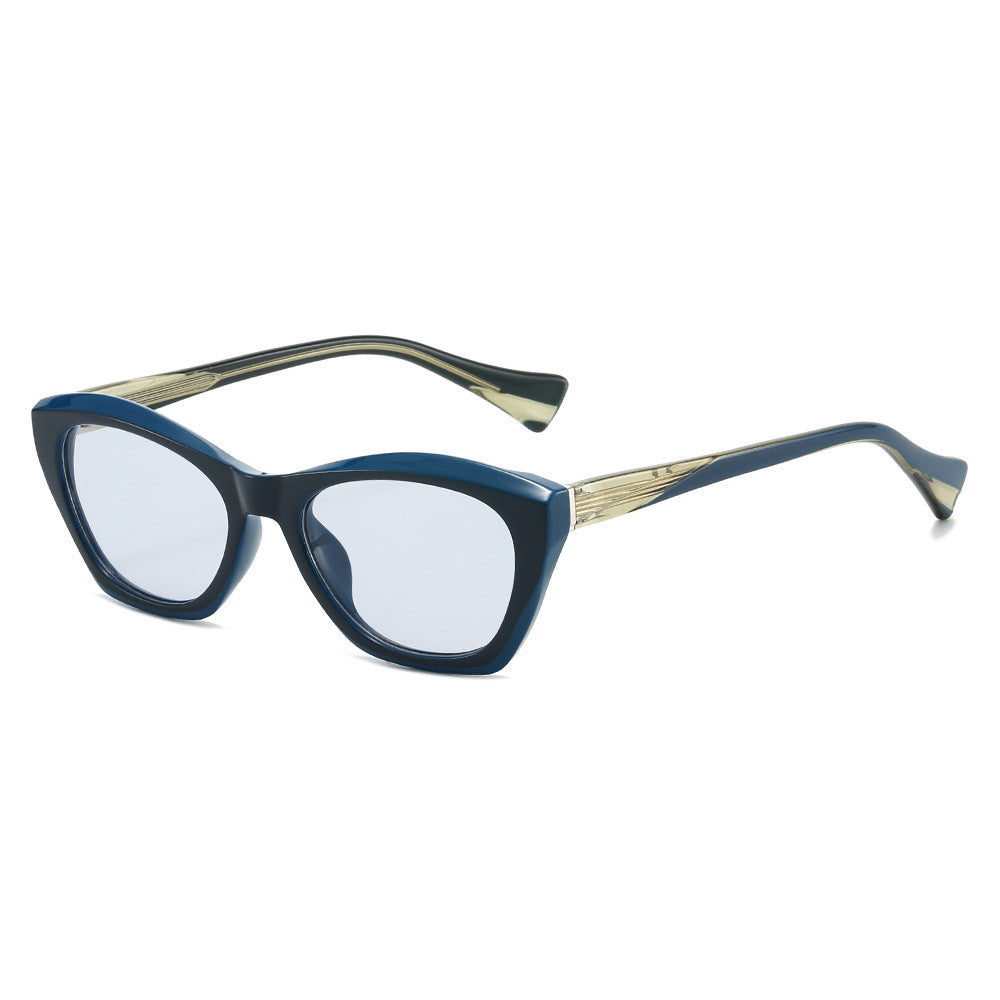Women's Cat-Eye Sunglasses with Transparent and Colored Details Stornfield