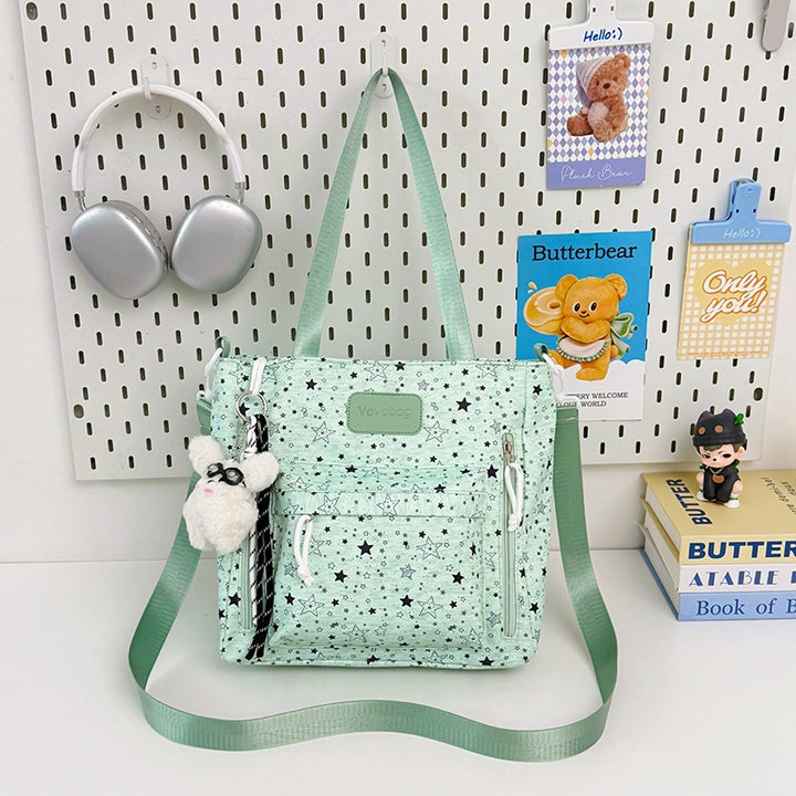 Lightweight Star-Patterned Backpack Stornfield