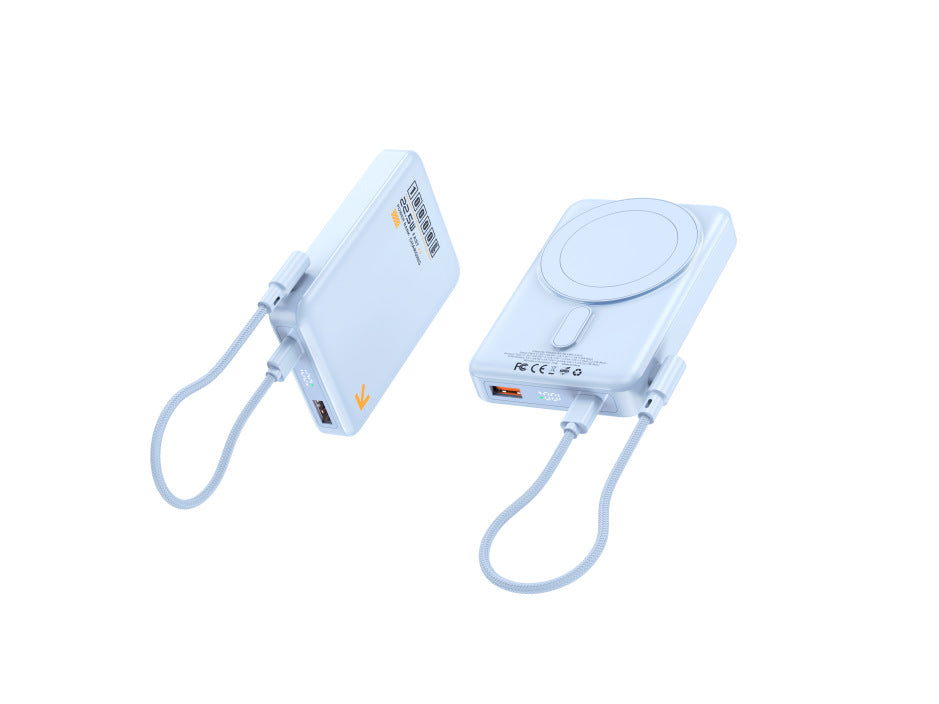 Portable power bank with inductive fast charging function and LED display Stornfield