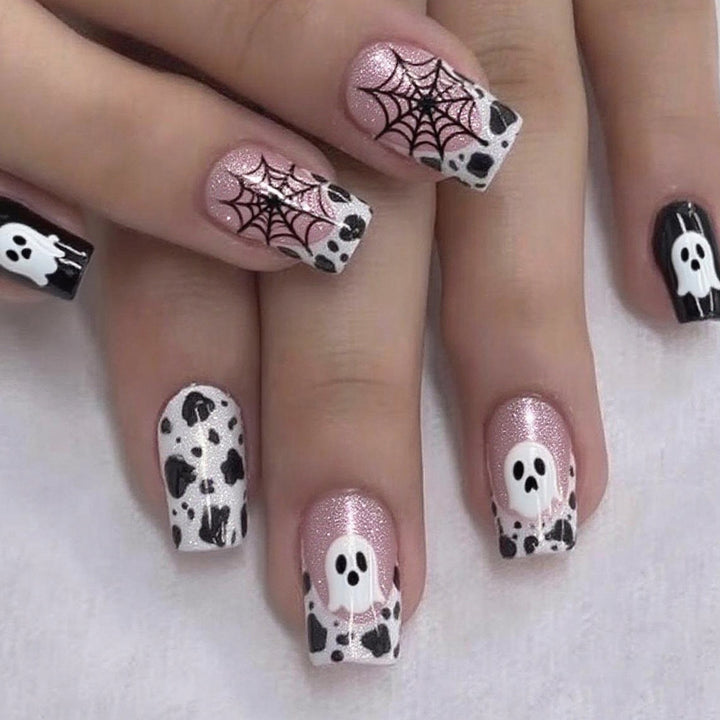 Halloween-Themed Press-On Nail Art Set Stornfield 1787542716