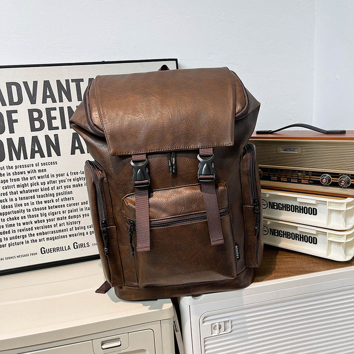 Vintage Style Leather Backpack Stornfield
