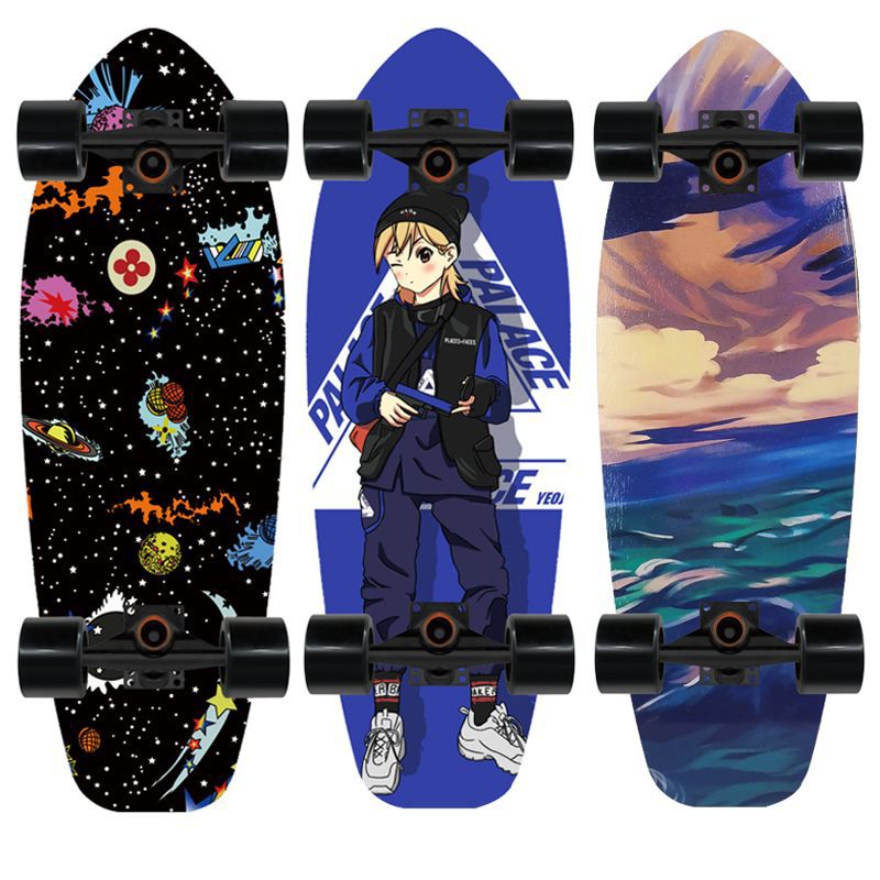 Artistic Lion Design Skateboard Stornfield