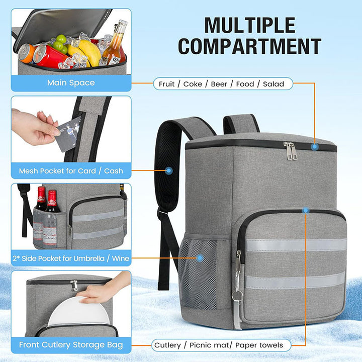 Women's Cool Backpack with Insulated Flap and Versatile Storage Stornfield