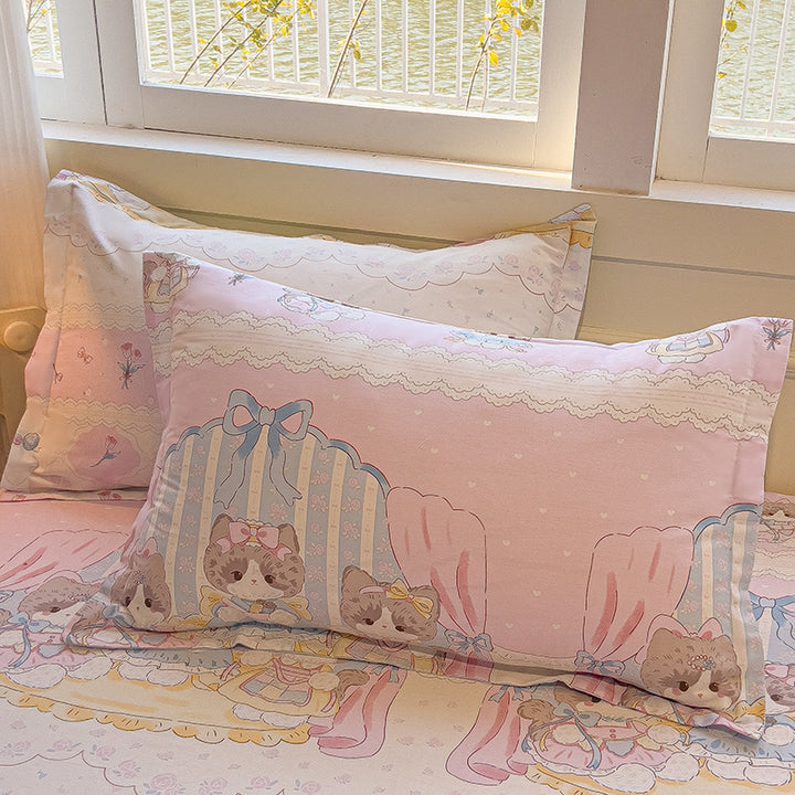 Cartoon-Themed Decorative Pillow Set