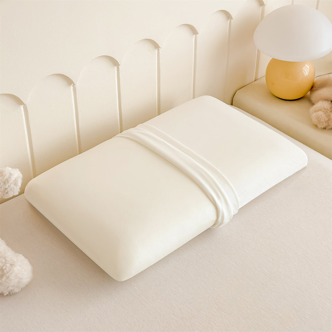 Kids Ergonomic Rectangular Pillow Duo with Removable Printed Covers