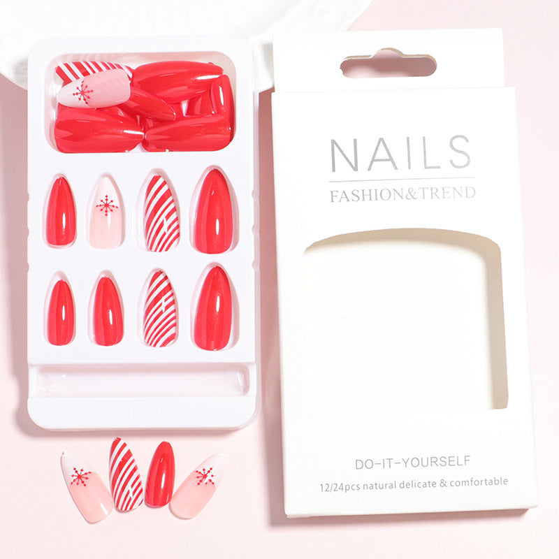 Decorative Press-On Nail Design Set Stornfield
