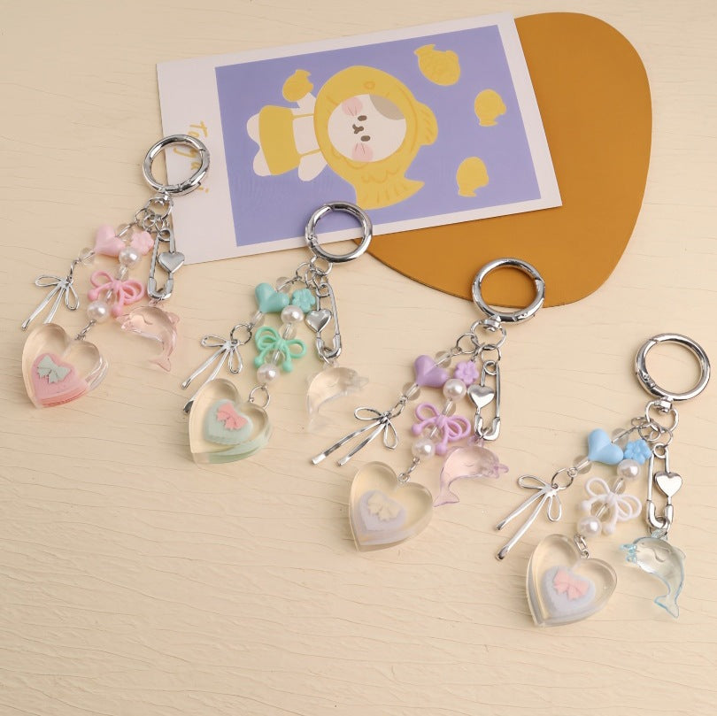 Playful keychain with colorful charms Stornfield