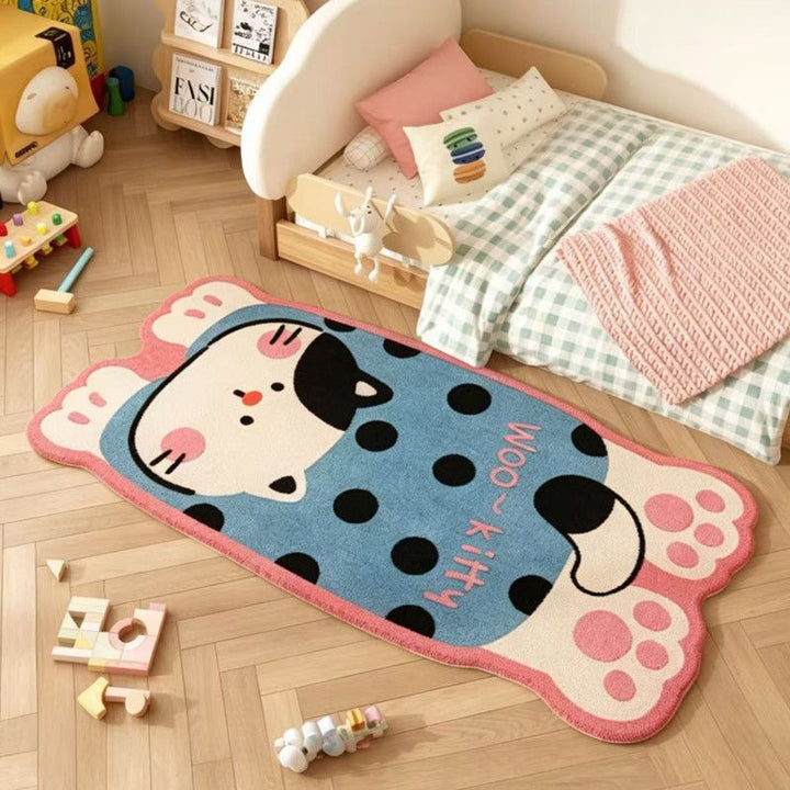 Cartoon-Themed Plush Area Mat
