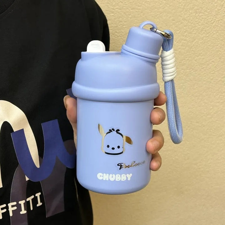 Women's insulated drinking bottle with innovative closure system and cute animal design Stornfield