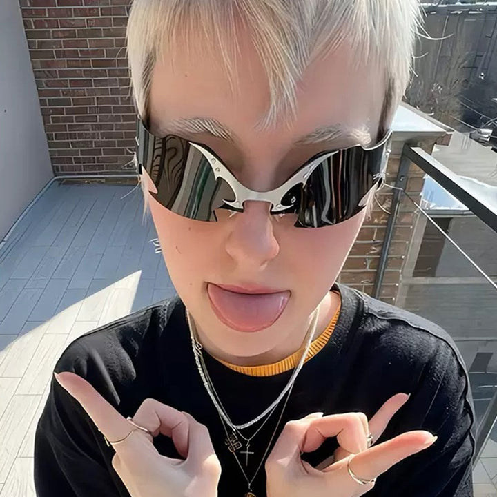 Ladies futuristic sports sunglasses Stornfield
