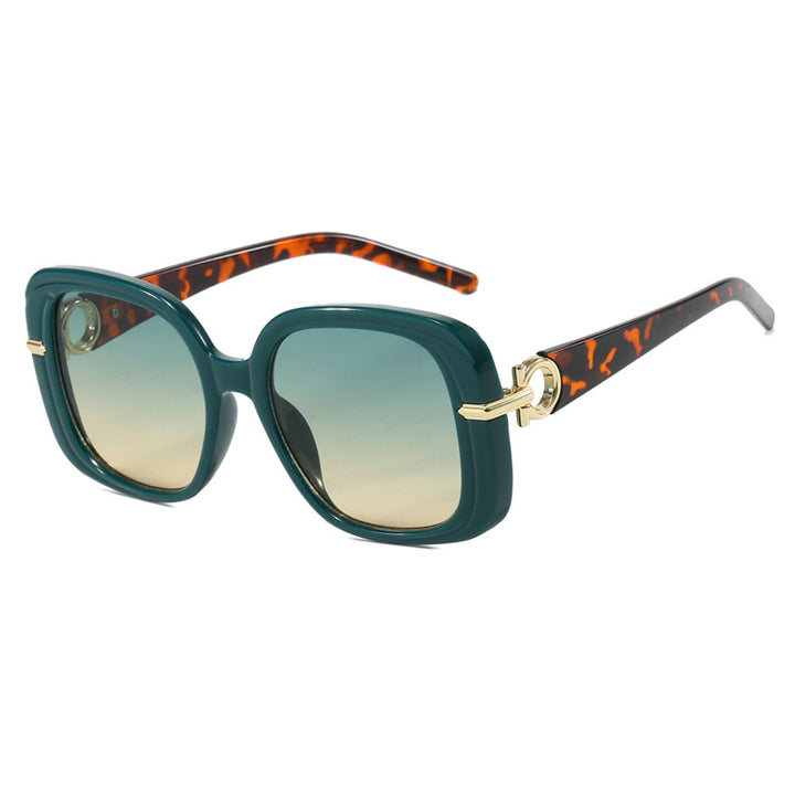 Women's square sunglasses with luxurious metal accent Stornfield