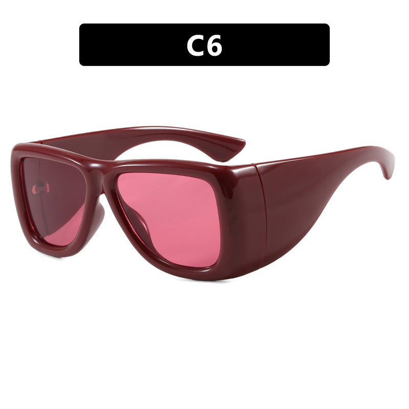 Ladies trendy oversized sunglasses with striking tortoiseshell design Stornfield