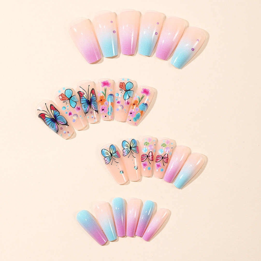 Artistic Butterfly Nail Decoration Set Stornfield