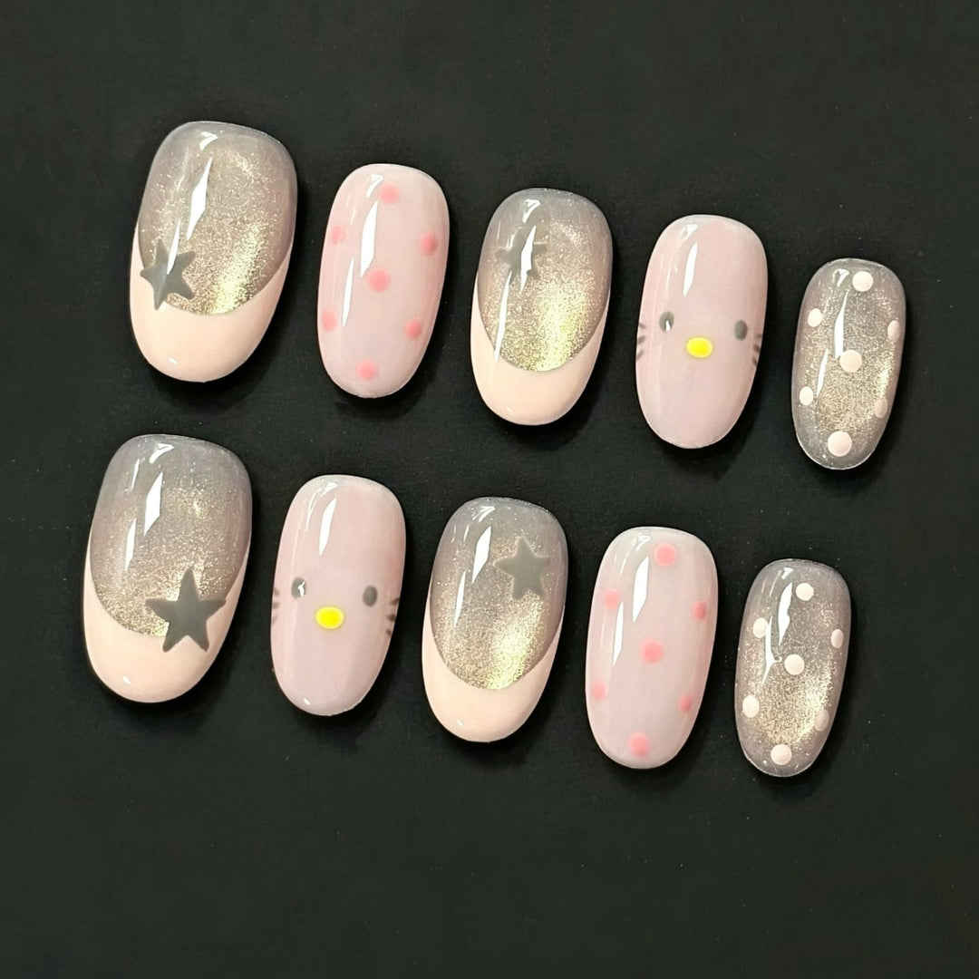 Artistic Press-On Nail Wraps Stornfield