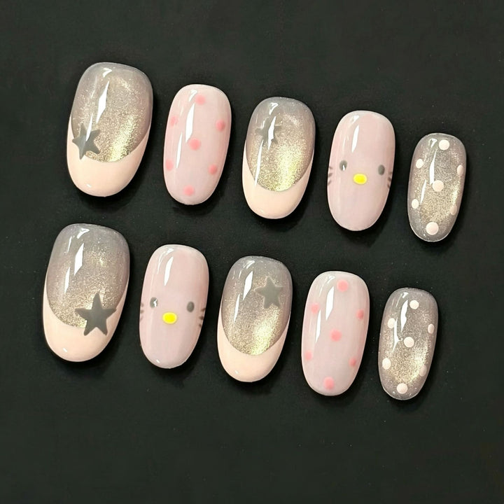 Artistic Press-On Nail Wraps Stornfield