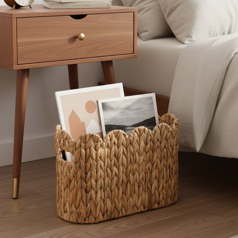 Handwoven Natural Fiber Storage Organizer Stornfield