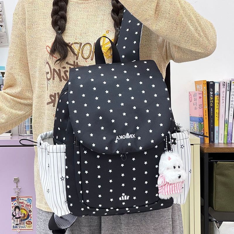 Stylish Star-Embellished Backpack Stornfield 1791205579