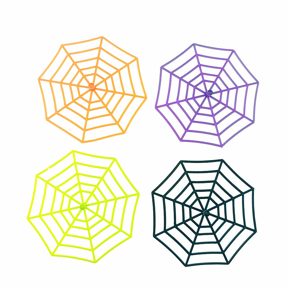 Halloween Themed Decor Spider Web Set Stornfield