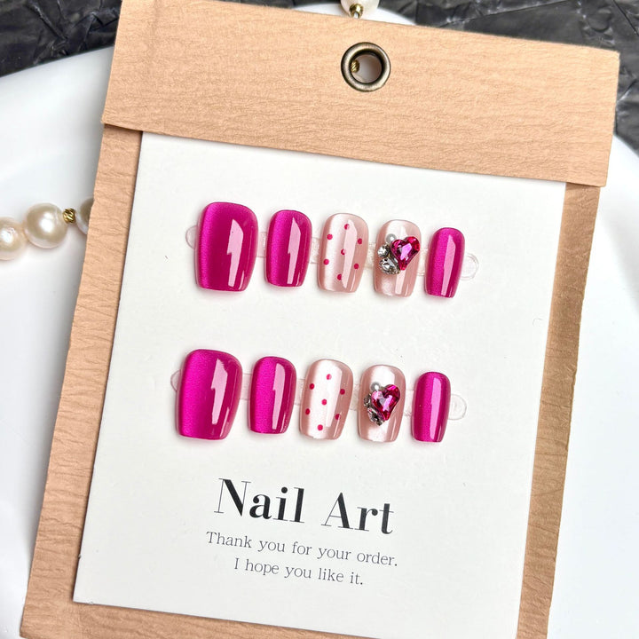 Stylish Decorative Press-On Nail Set