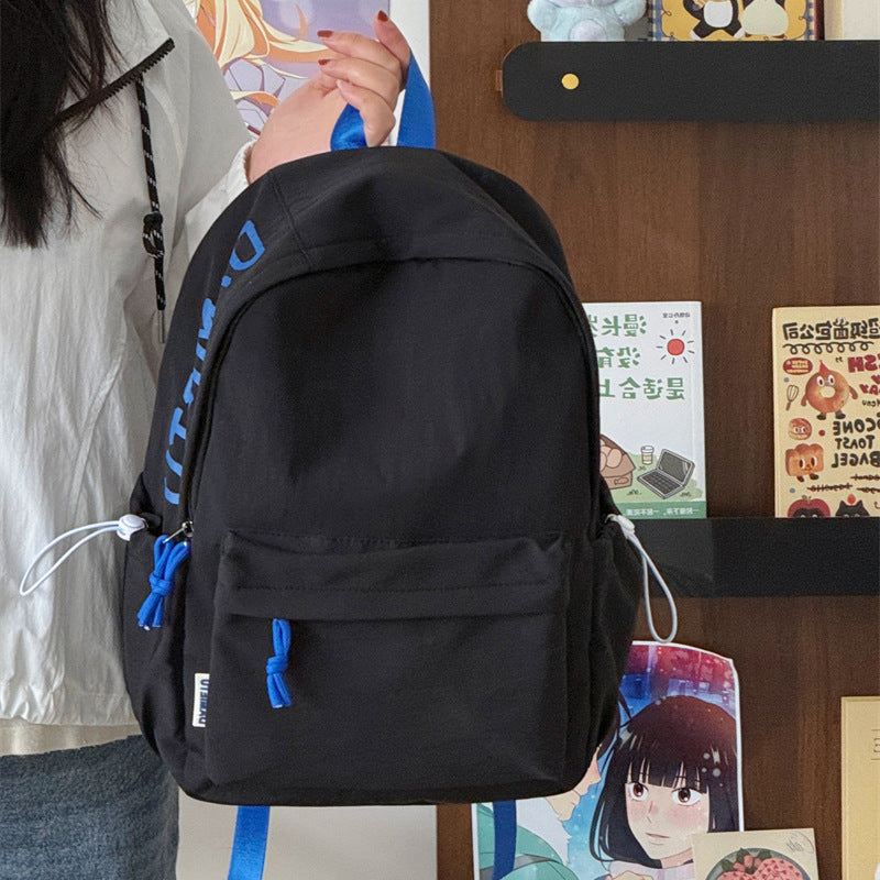 Casual Lightweight Backpack with Cute Plush Keychain Stornfield