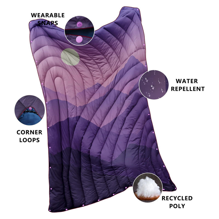 Unisex Travel Blanket with Thermal Insulating Filling Stornfield