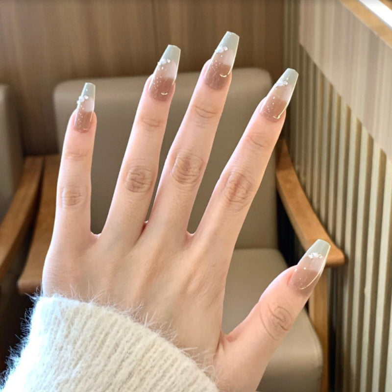Artificial Nails Set with Glitter Design Stornfield