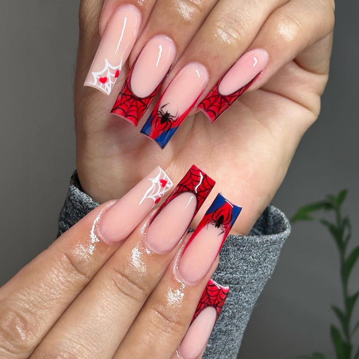 Spider-Man Inspired 3D Nail Art Extensions Stornfield