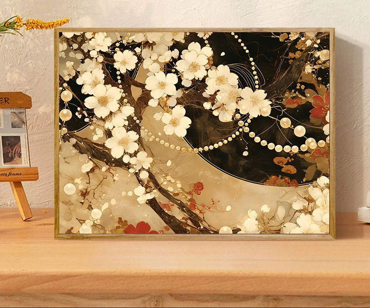 Floral-Themed Decorative Art Print Stornfield