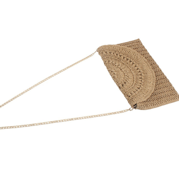 Fashionable crossbody bag made of handcrafted natural material with Stornfield