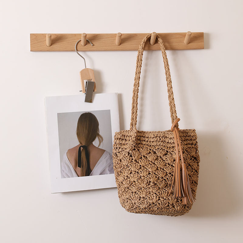 Hand-knotted macrame shoulder bag Stornfield