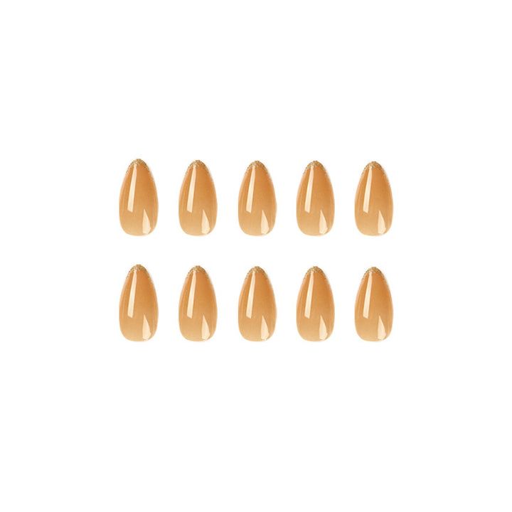 Artificial stiletto nails with glamorous glitter accent Stornfield