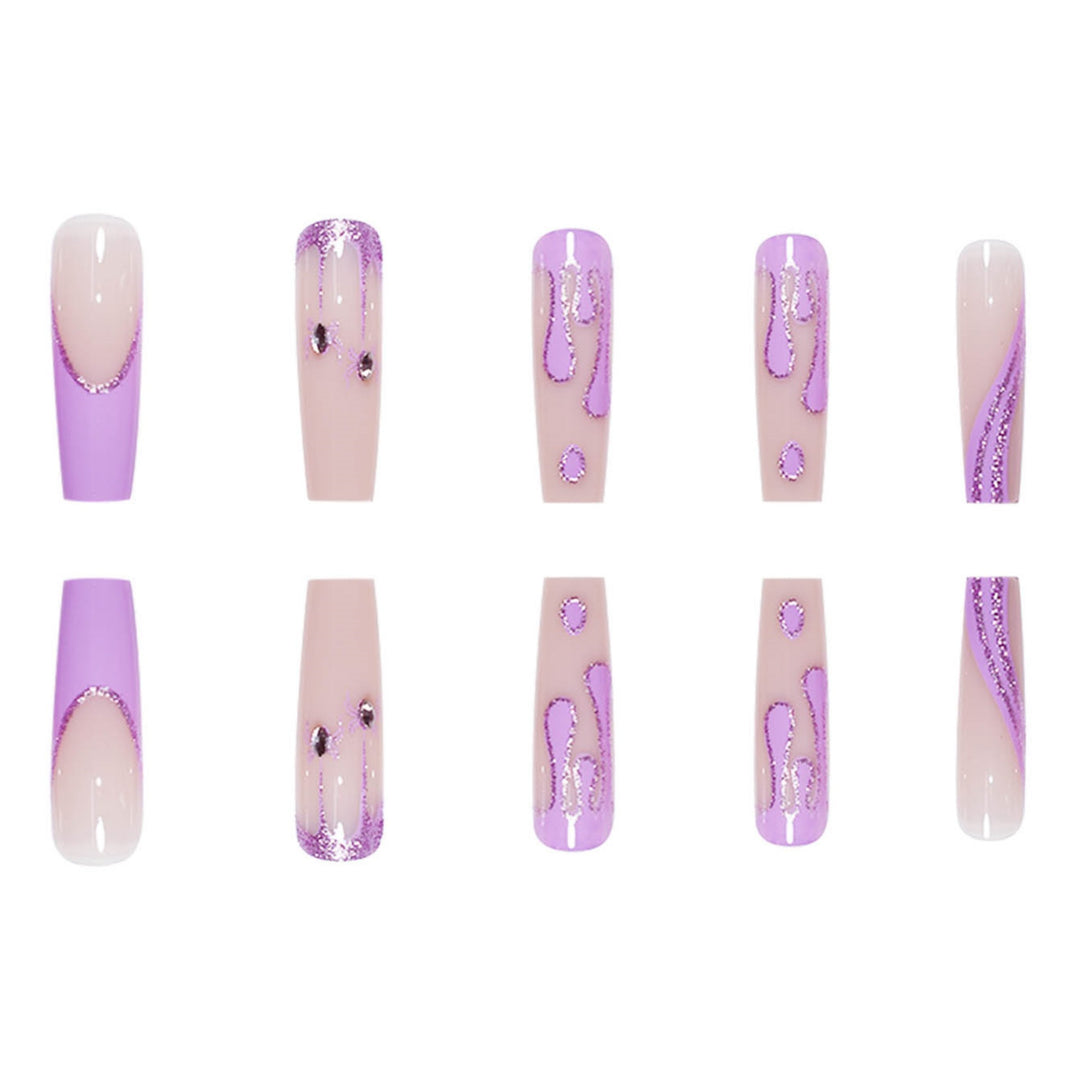 Glamorous Decorative Press-On Nail Extensions Stornfield