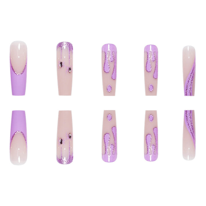 Glamorous Decorative Press-On Nail Extensions Stornfield