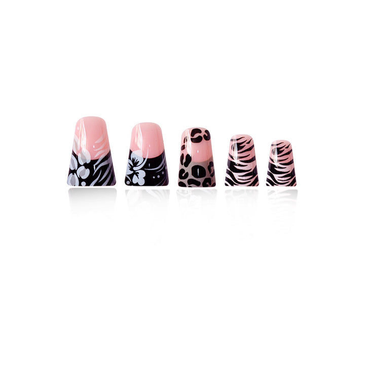 Artistic 3D Floral Press-On Nail Extensions Stornfield