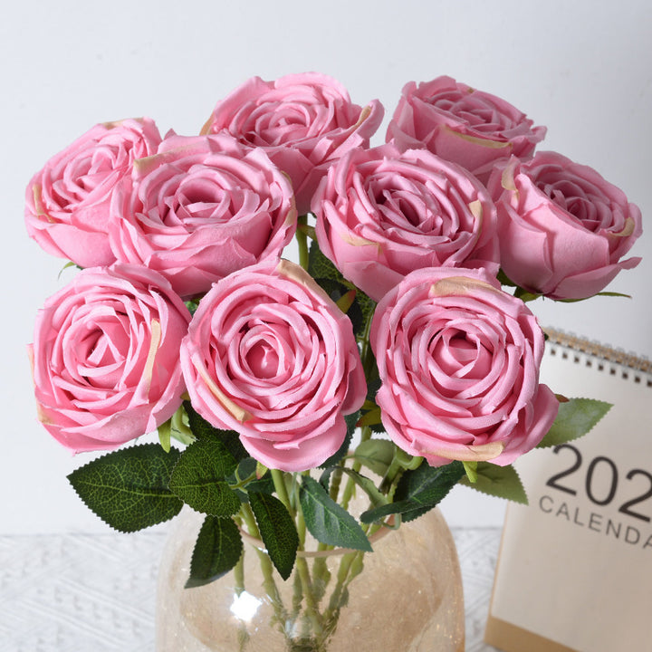 Realistic Artificial Rose Flower Decoration