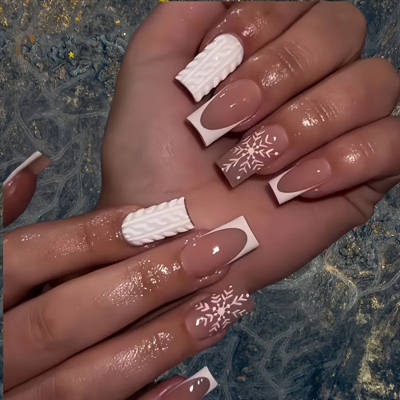 Seasonal French Tip Nail Art Set Stornfield