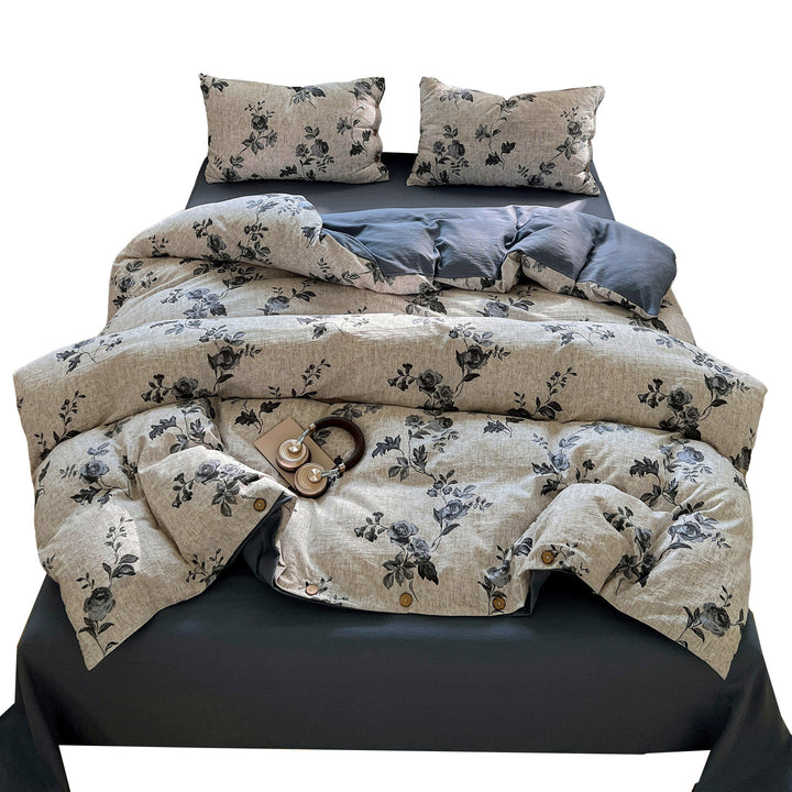 Floral Patterned Premium Bedspread