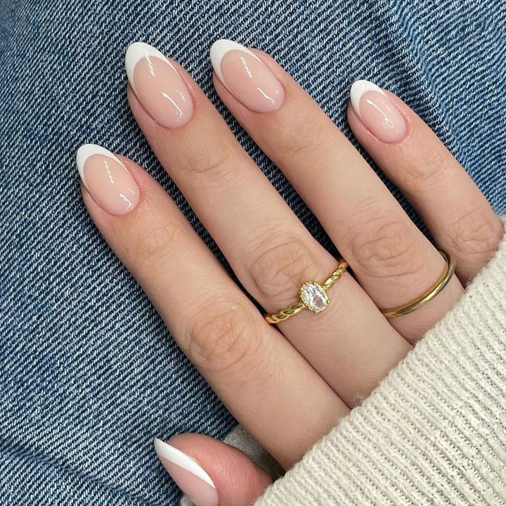 Nail art set with elegant French manicure Stornfield