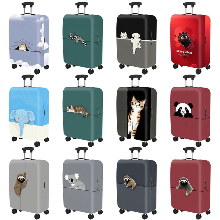 Artistic Cat-Themed Hard Shell Suitcase Stornfield