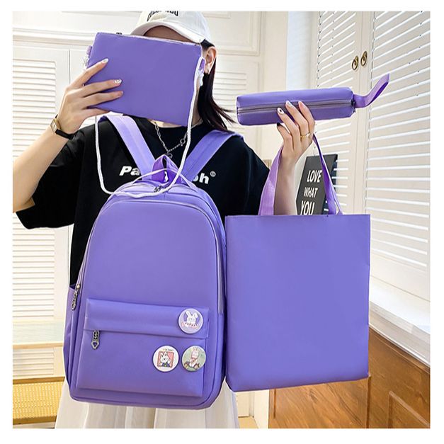 Stylish 4-Piece Backpack and Tote Bag Set Stornfield