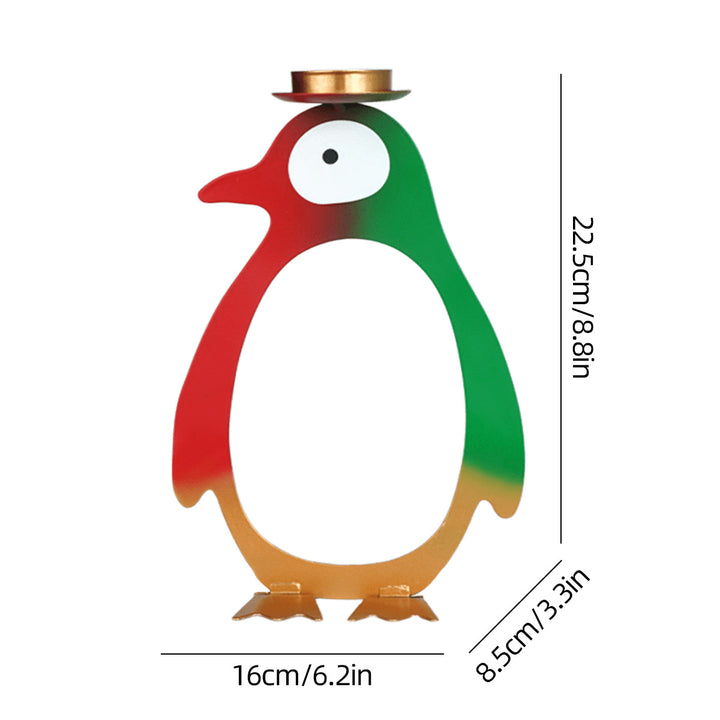 Decorative Penguin Candle Holder