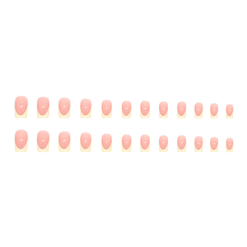 Elegant French Tip Nail Art Extensions Stornfield