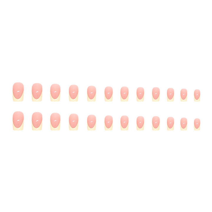 Elegant French Tip Nail Art Extensions Stornfield