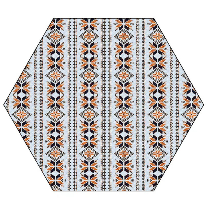 Hexagonal Pattern Picnic Blanket Stornfield